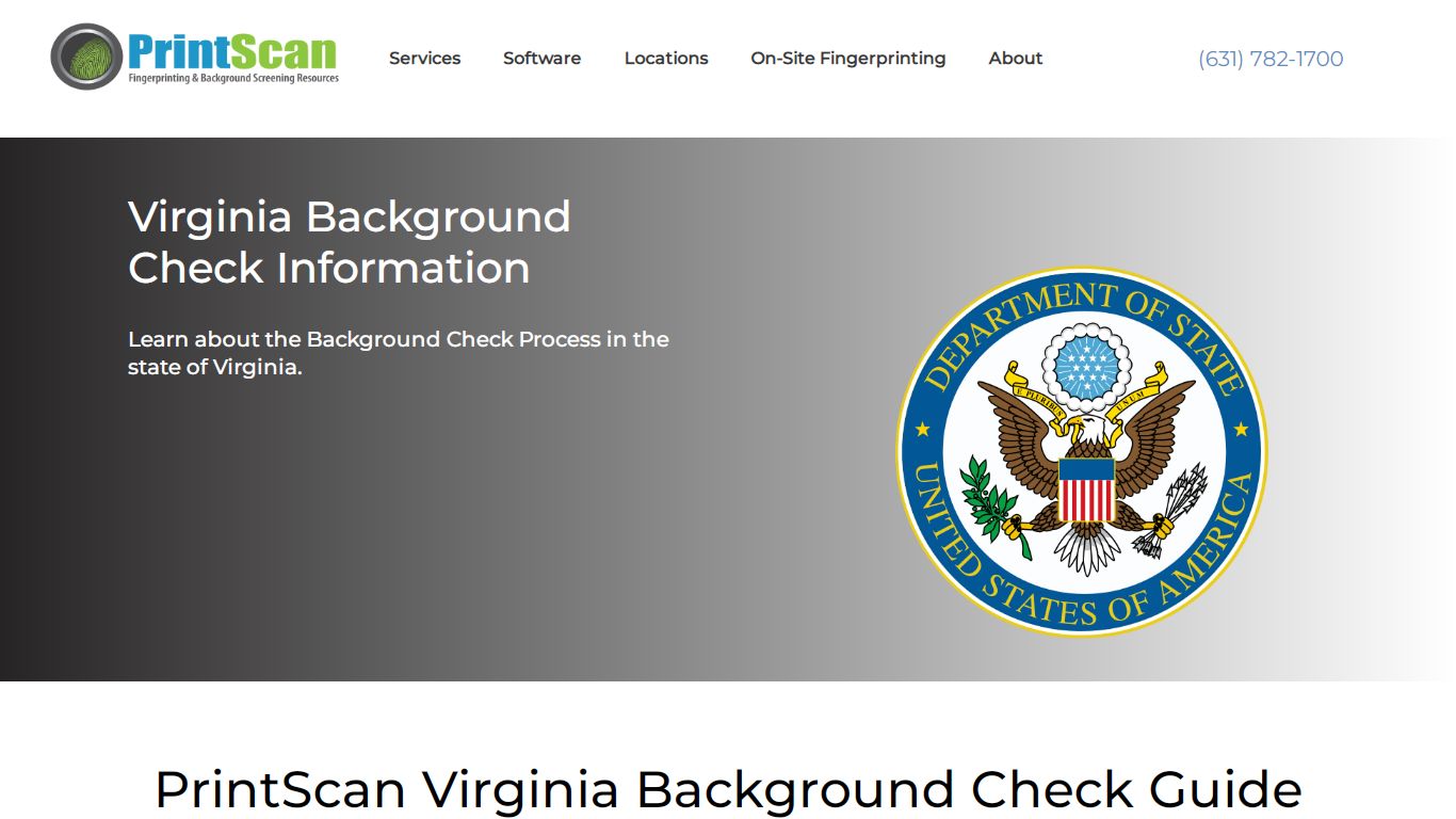 Virginia Fingerprinting Process | PrintScan